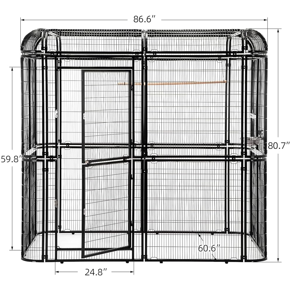 Amazon.com : Sliverylake Large Walk-in Cages Heavy Duty Bird